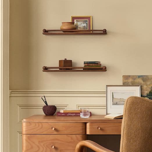 Pierce & Ward Floating Wood Shelf (23_)