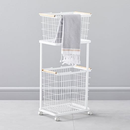 Yamazaki Tosca Laundry Basket & Wagon